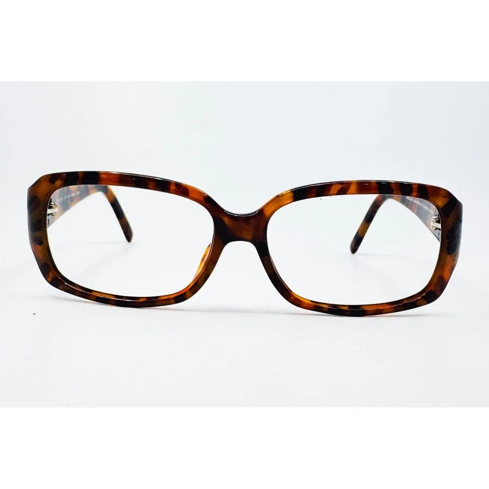 Kirkland Signature Eyeglasses Womens Tortoise Calabria Square 57-15-130 57mm